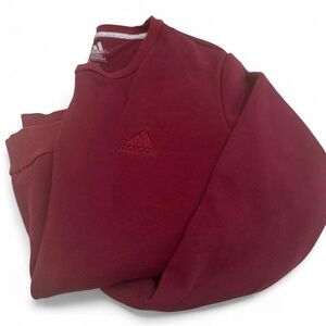 Adidas Women's Burgundy Sweatshirt